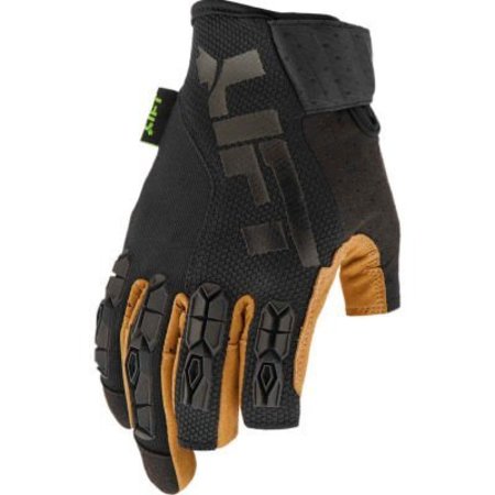 LIFT SAFETY Lift Safety Framed Fingerless Work Glove, Brown/Black, XL, 1 Pair, GFD-17KBR1L GFD-17KBR1L